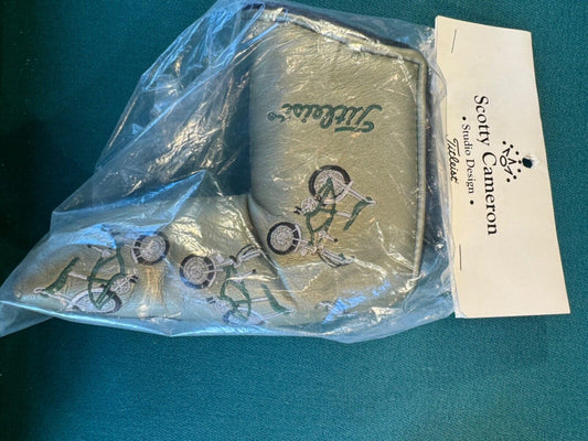 New in Bag Rare Scotty Cameron Bicycles Bike Head Cover
