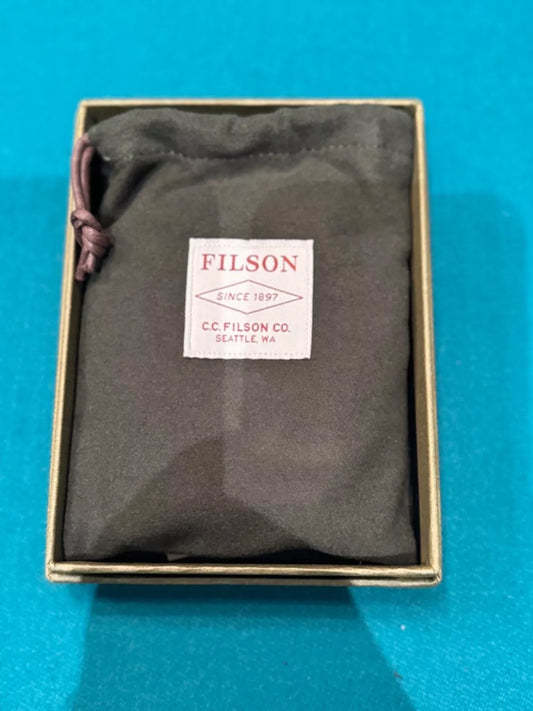 New Filson Rugged Suede Snap Wallet Made in USA # 11070445