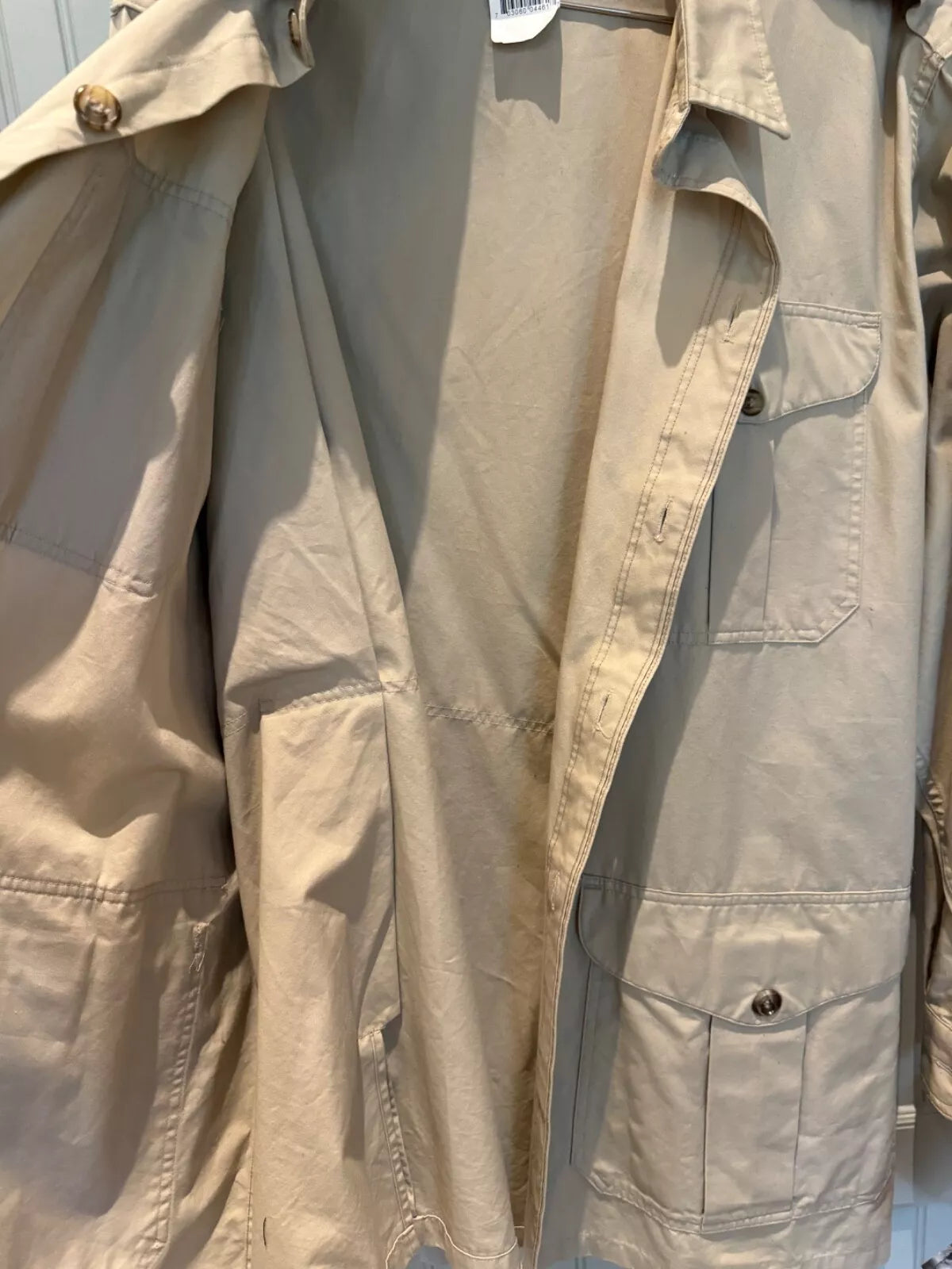 Rare Vintage New With Tags Filson Seattle Classic Safari Bush 553 Jacket XL Tan