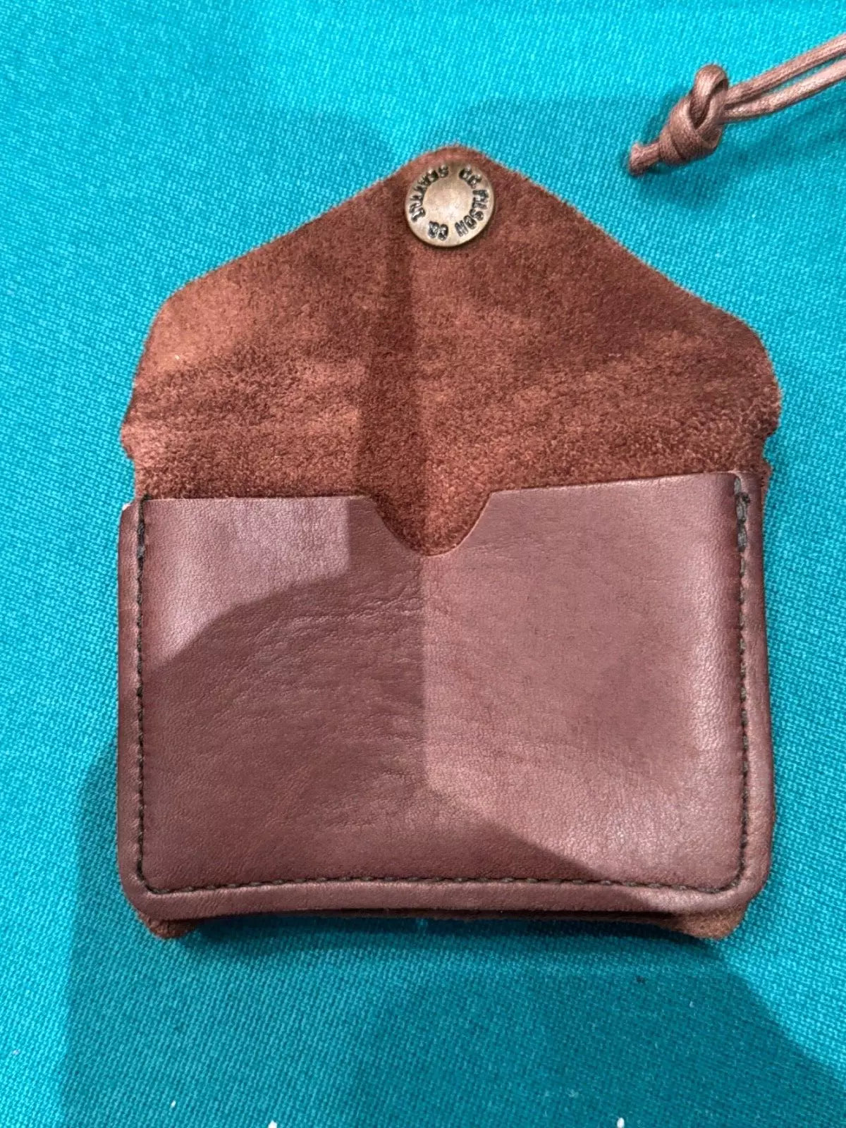 New Filson Rugged Suede Snap Wallet Made in USA # 11070445