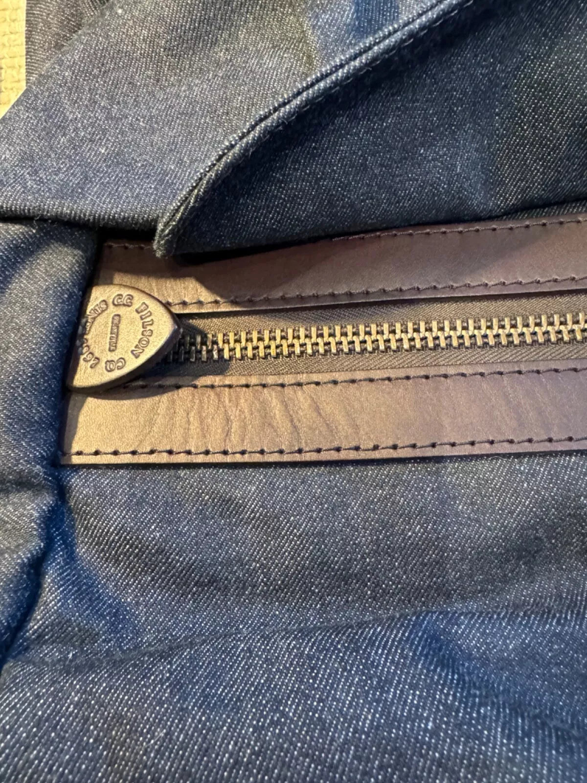 NWT Filson Raw Indigo Blue Jean Medium Duffle Made In USA 20248759