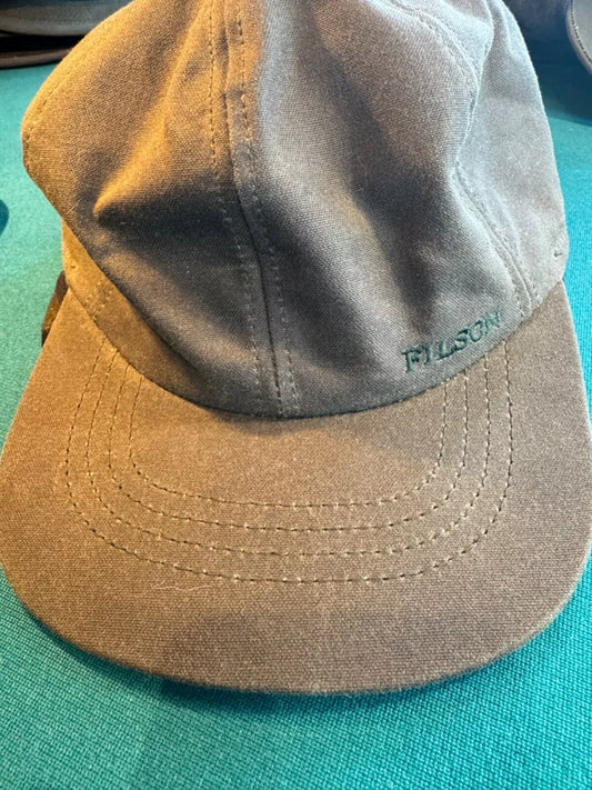 Filson Insulated Tin Cloth Cap 60068 USA M Otter Green OG Vintage New with Tags 11060068