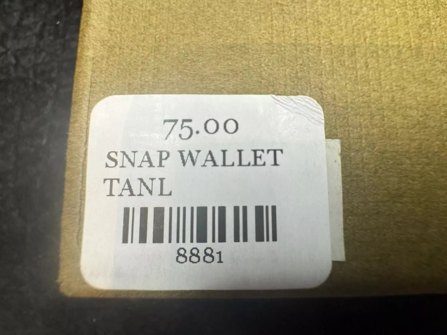New in Box Rare Filson Snap Wallet Tan Felt Pouch #11070440 Discontinued