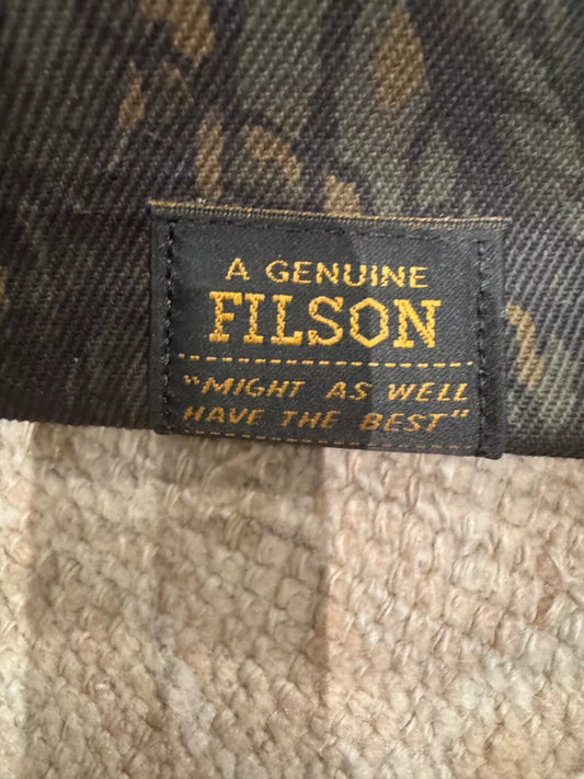 Filson Medium Rugged Twill Duffle Bag 20195531 Made In USA Maple Bark Camo Olive