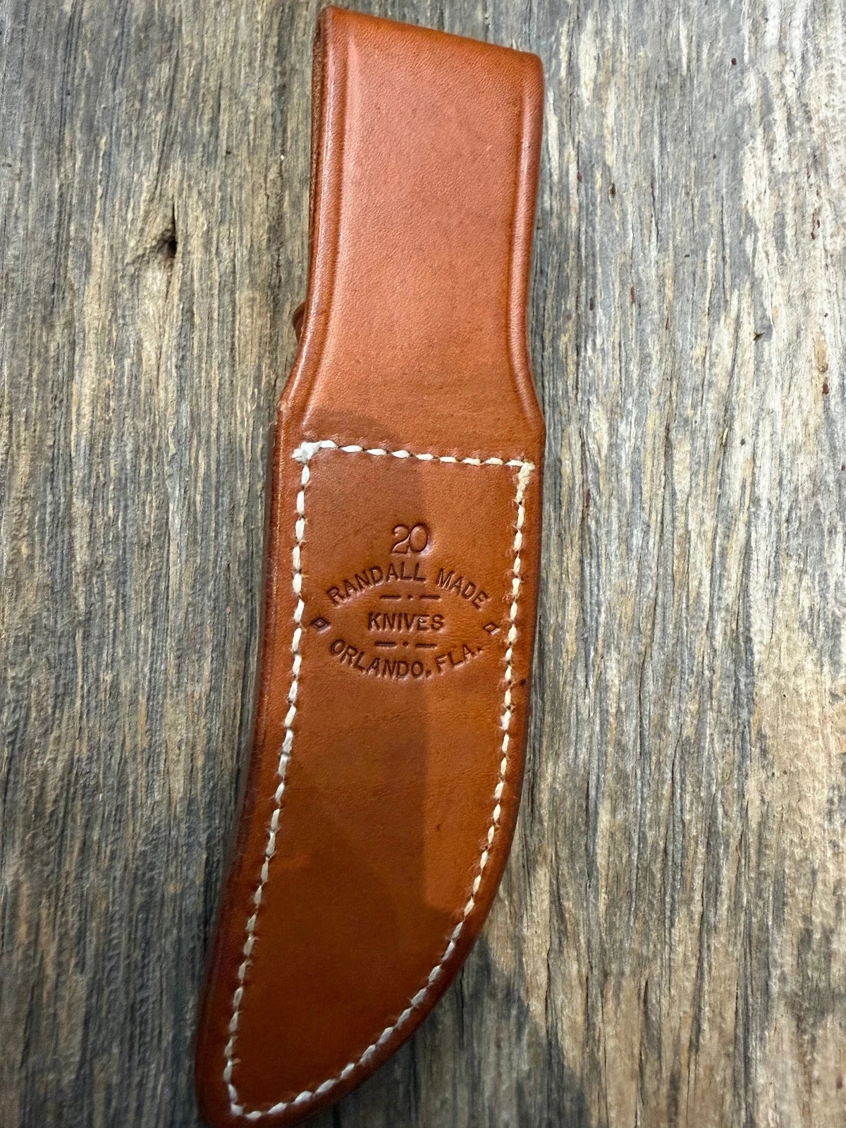 Randall Leather Knife Sheath Model 20 with Sharpening stone Randall Snap