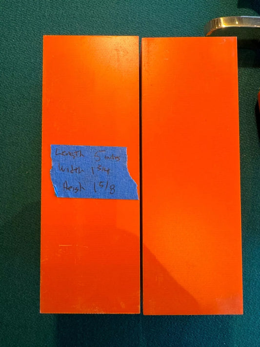 Randall Knife Orange G10 Material Sasquatch Smitty Thorpe Confederate Huge block