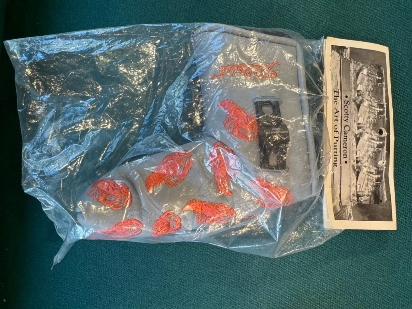 New in Bag Rare Scotty Cameron Lobsters Head cover