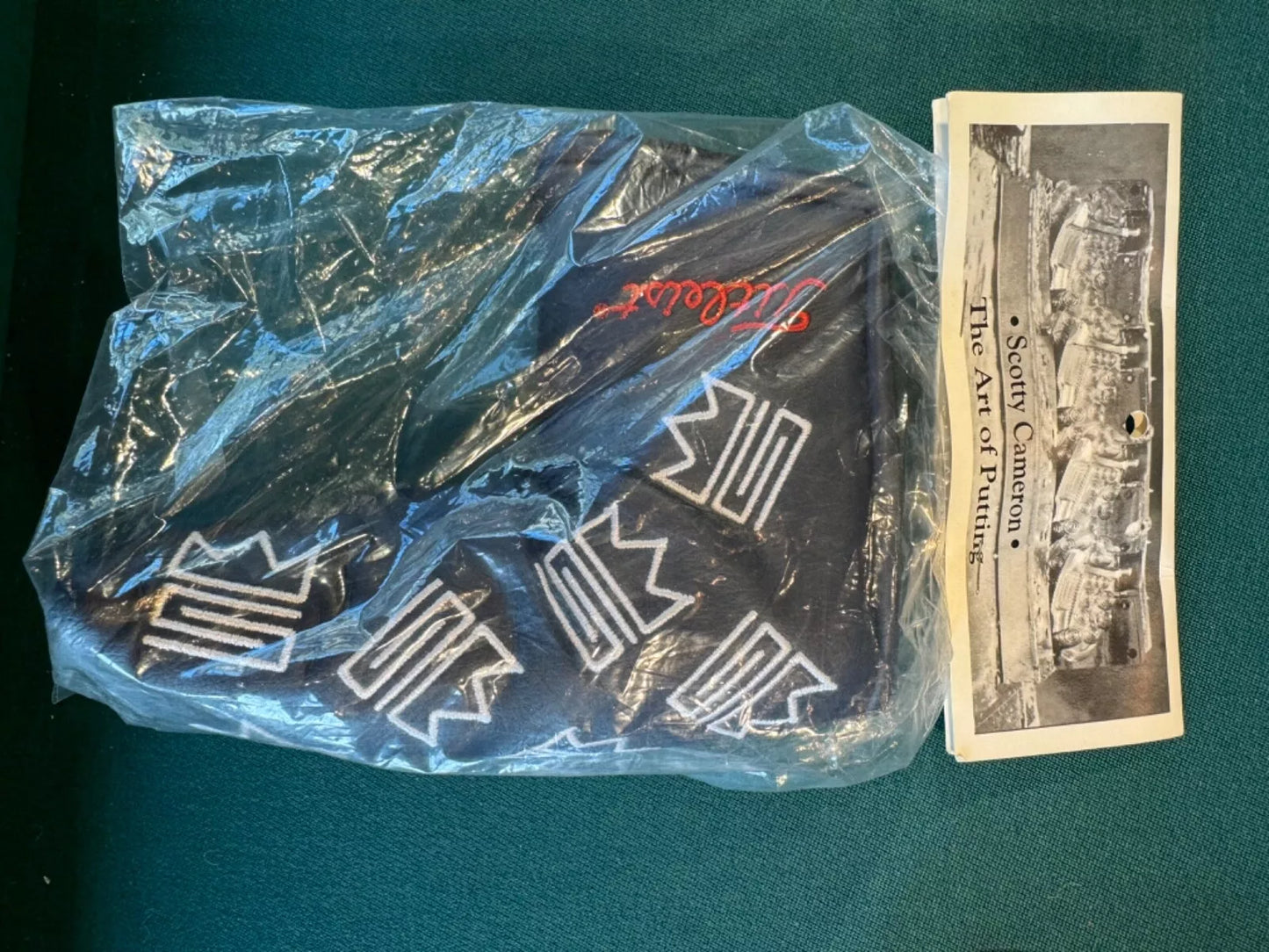 New in Bag Rare Scotty Cameron Navy Dancing Custom Shop 500 Head cover