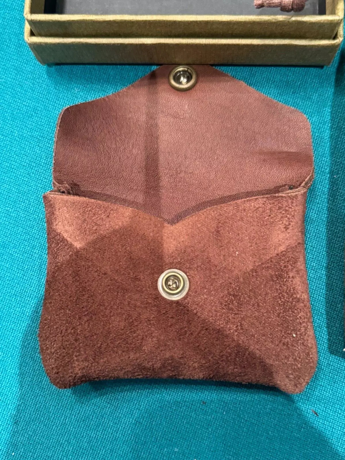 New Filson Rugged Suede Snap Wallet Made in USA # 11070445