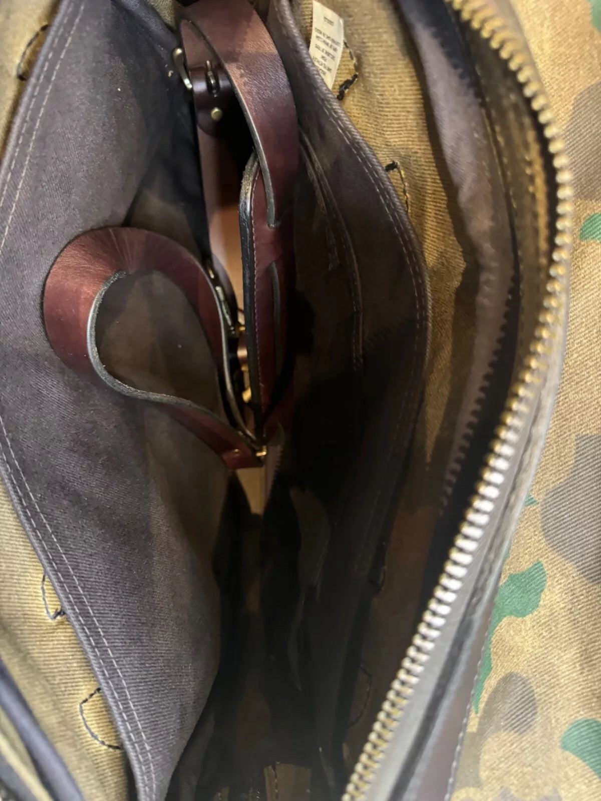 Rare Filson Dark Wax Shrub Briefcase NWT Made in USA - 20226928
