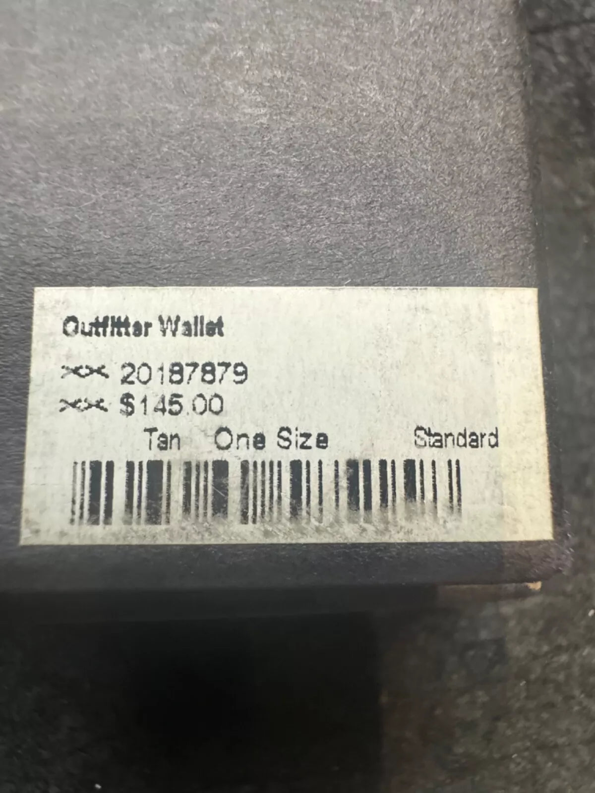 New in Box Filson Outfitter Leather Wallet in Tan Twill USA 20187879