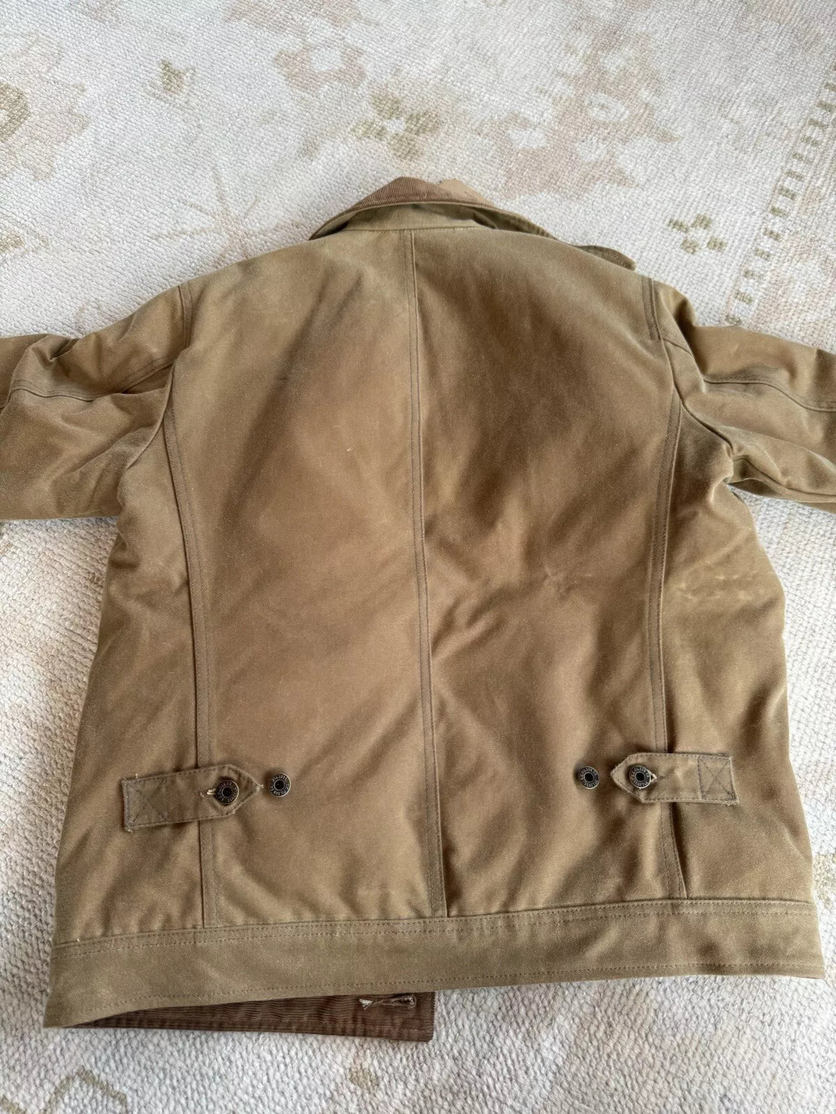 Rare Filson Insulated Journeyman Jacket Tin Cloth Dark Tan USA Small Brand New -10653251102