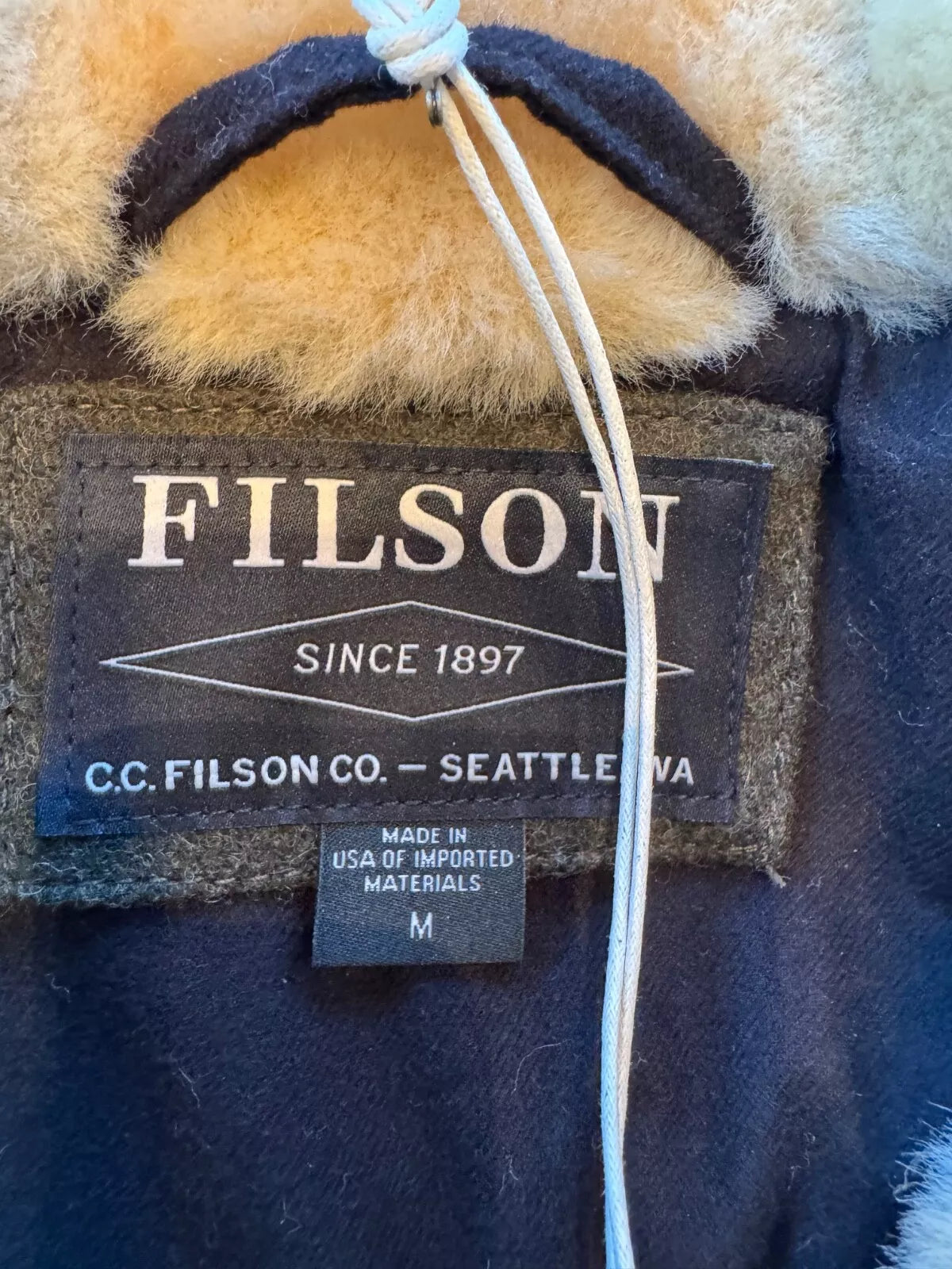 NWT 2021 FILSON LINED MACKINAW WOOL PACKER COAT FOREST GREEN MEDIUM # 20018829