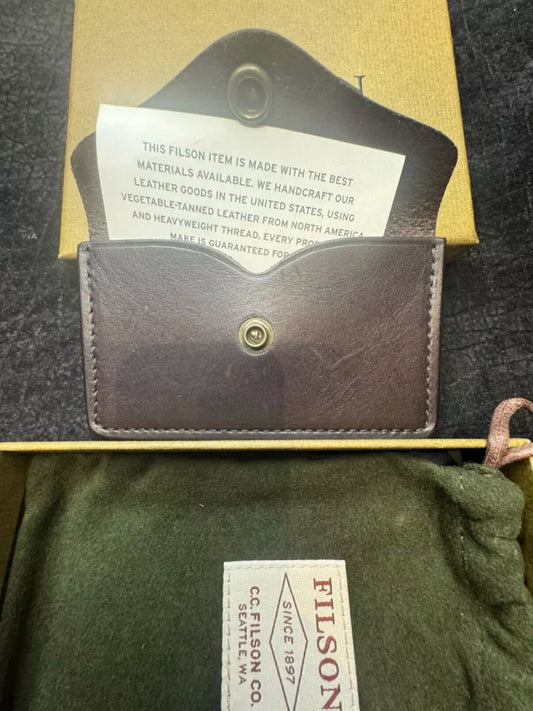 New in Box Rare Filson Snap Wallet Moss Felt Pouch #11070440 Discontinued