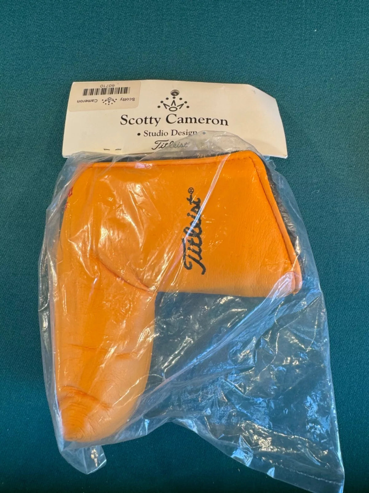 New in Bag very Rare Scotty Cameron Yellow Studio with tool Head cover