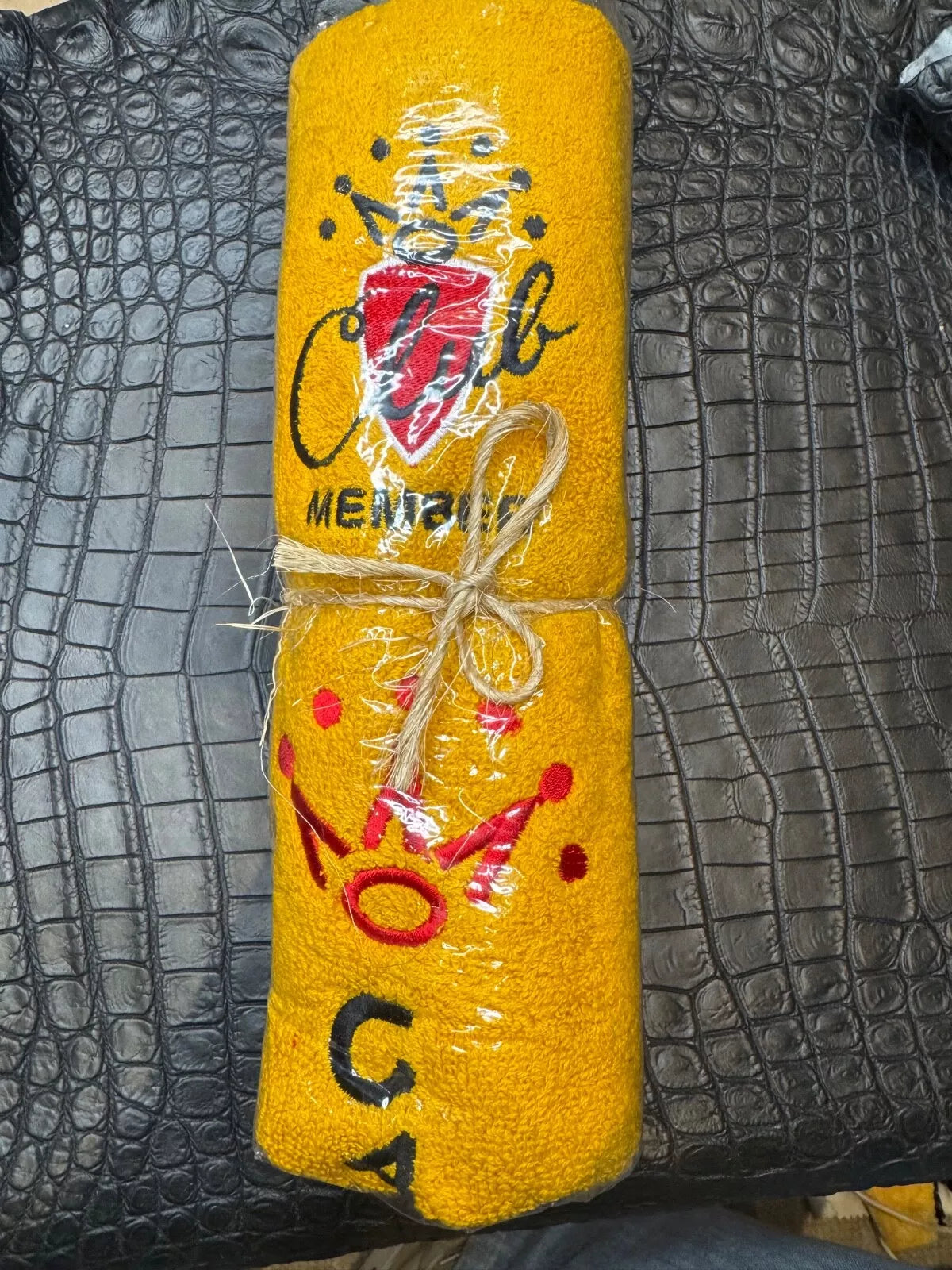 2006 Scotty Cameron Yellow Cameron Club Members Towel Brand New Very Rare PGA
