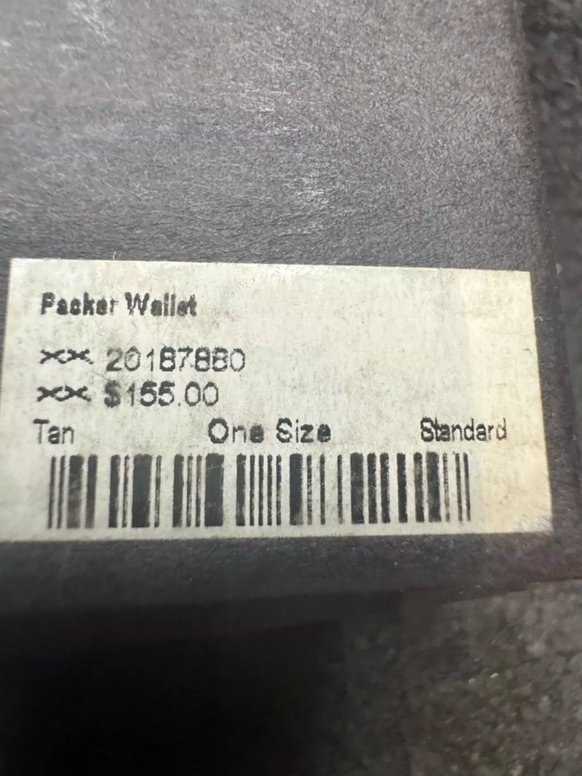 New in Box Filson Packer Leather Wallet in Tan Twill USA 20187880