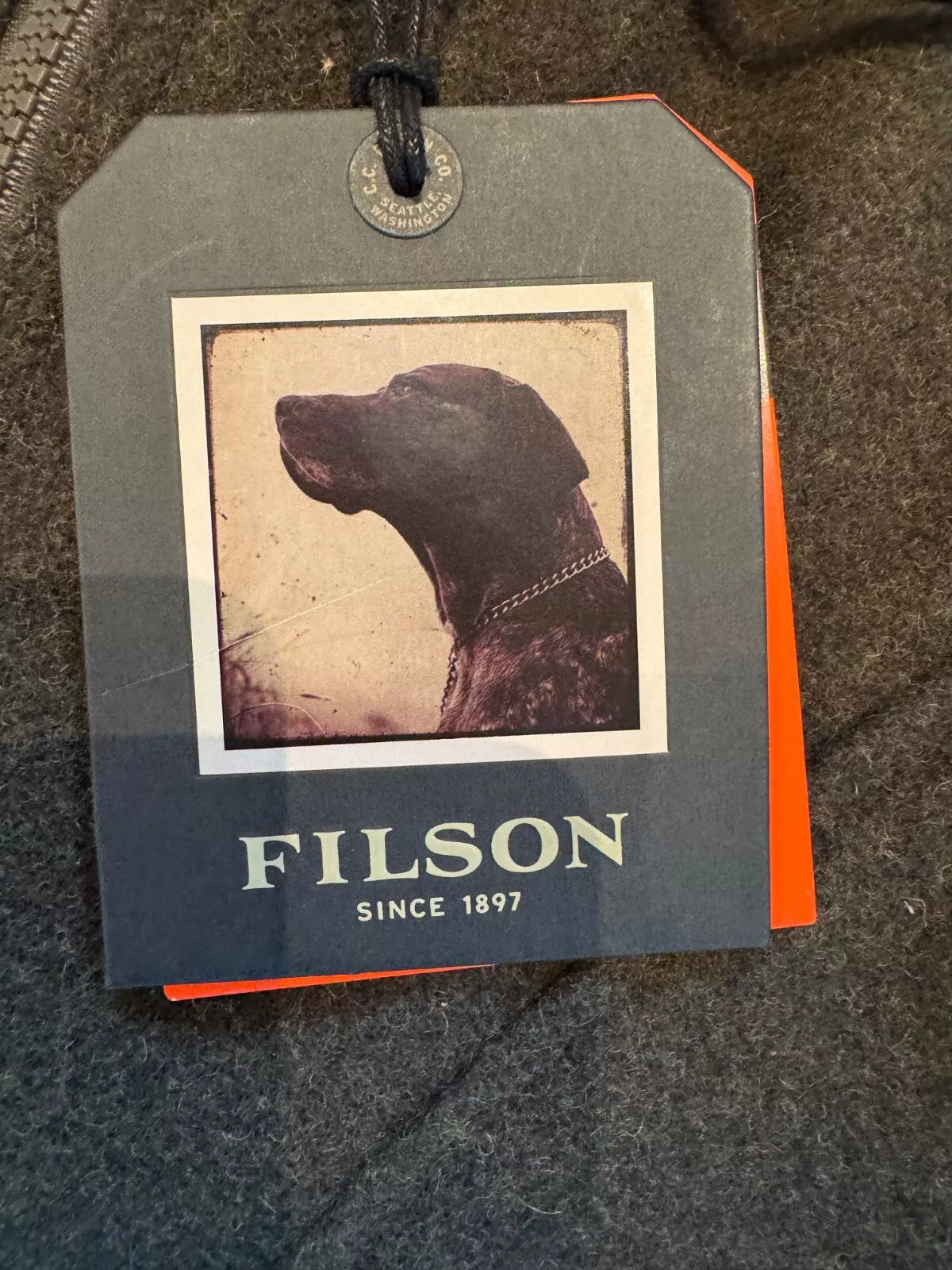 Rare Filson Mackinaw Wool Anorak XL 20263386 MADE IN USA Forest Green Hoodie