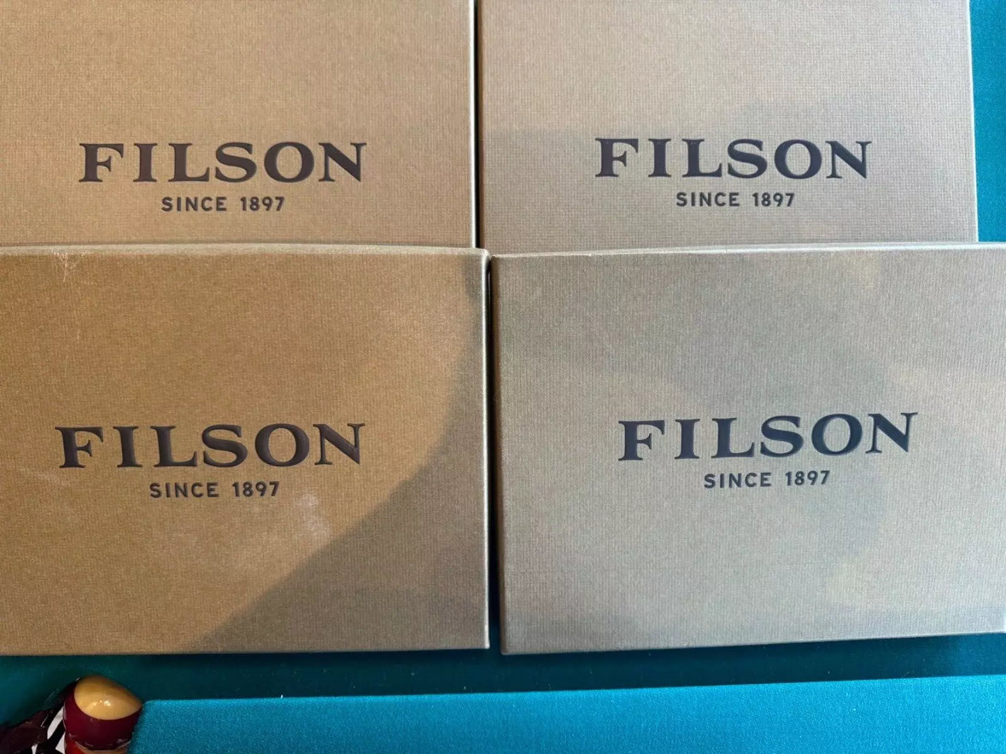 Filson NWT Restoration Dept Workshop Ranch Cowhide Leather Pouch | Made in USA 20085336