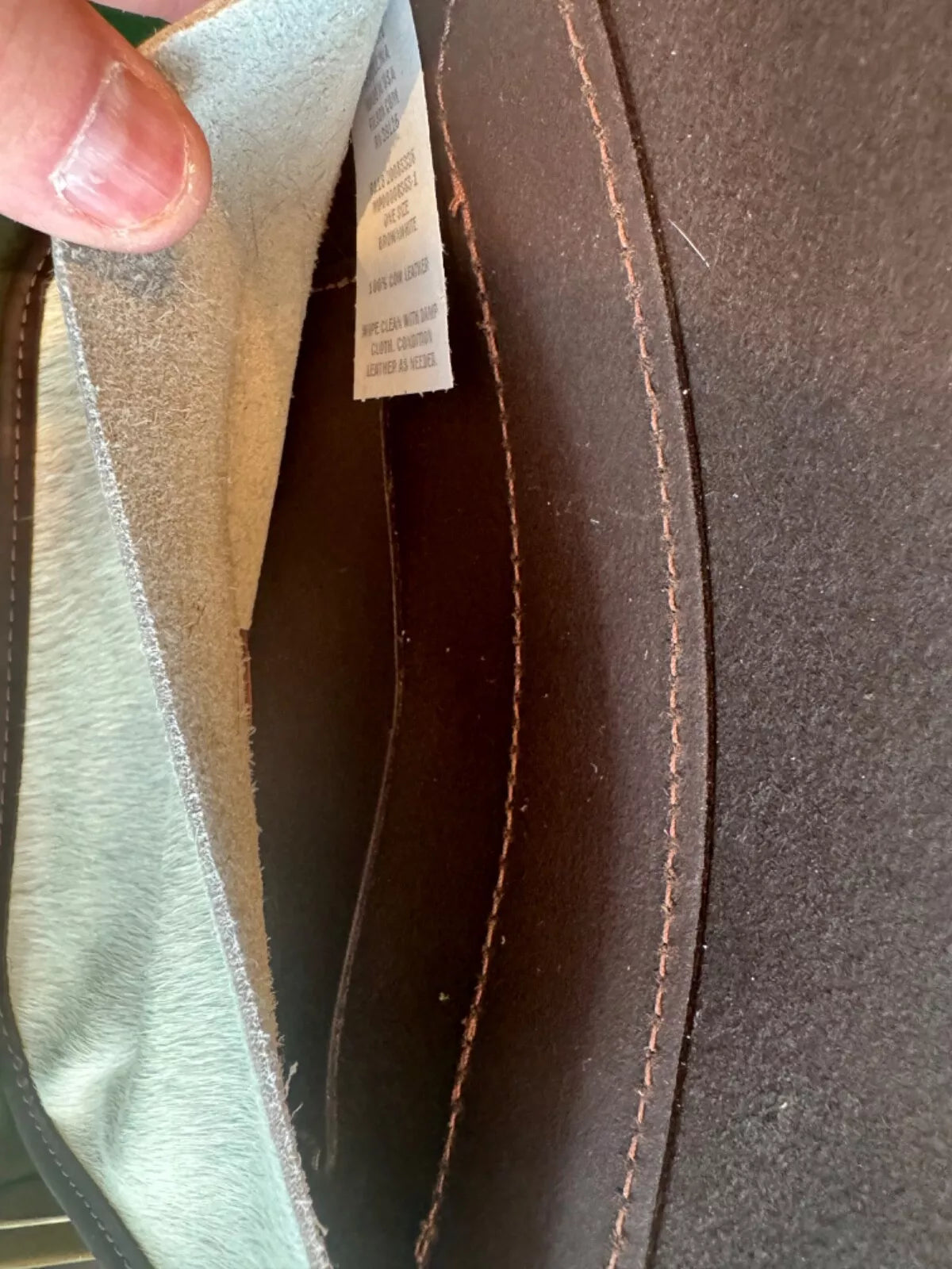 Filson NWT Restoration Dept Workshop Ranch Cowhide Leather Pouch | Made in USA 20085336