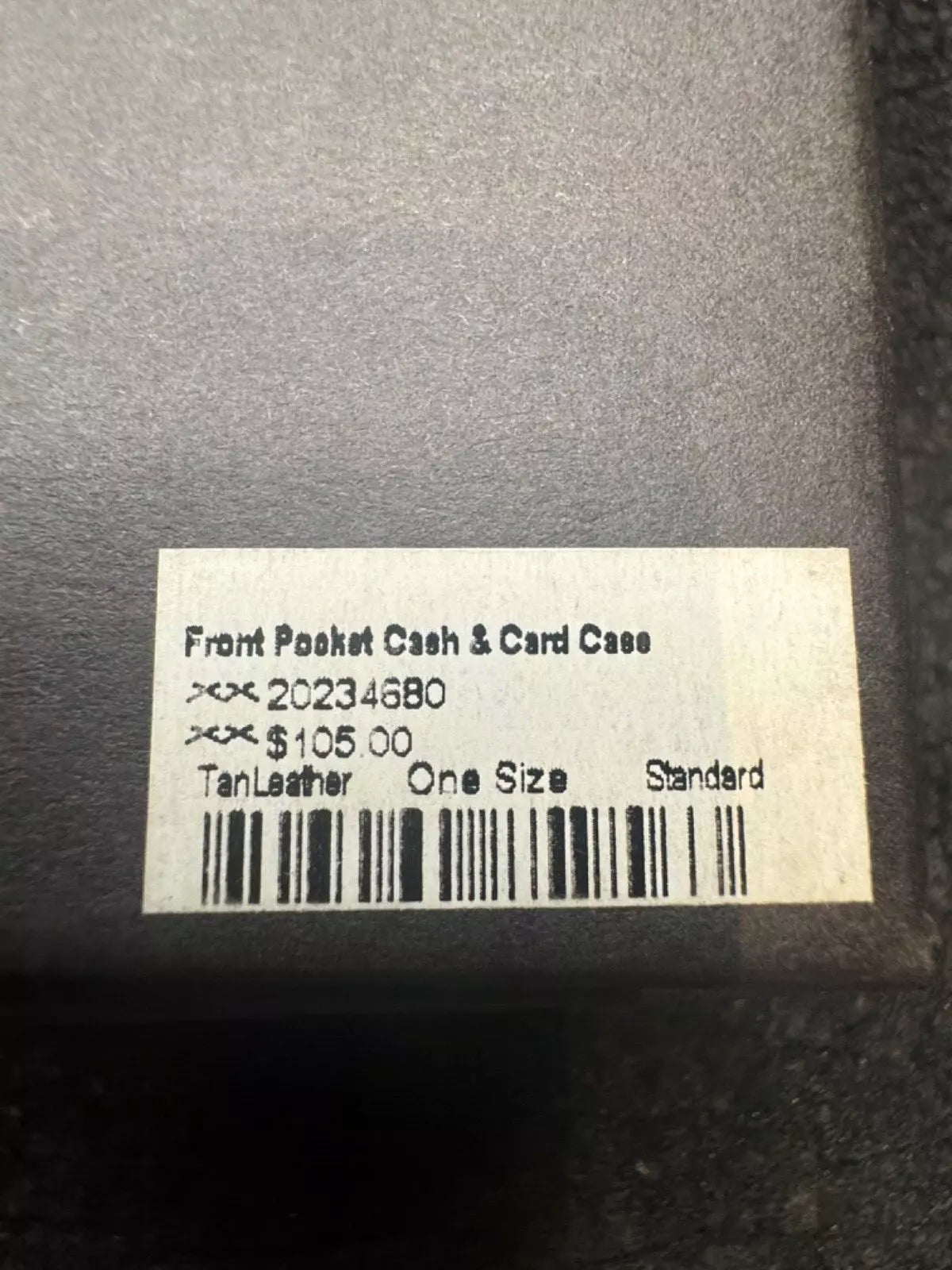 New in Box Filson Front Pocket Cash and Card Case in Tan #20234680 Rare USA 20234680