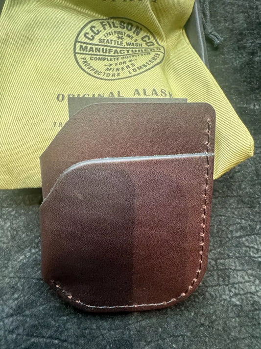 New in Box Filson Front Pocket Cash and Card Case in Brown #20234680 Rare USA