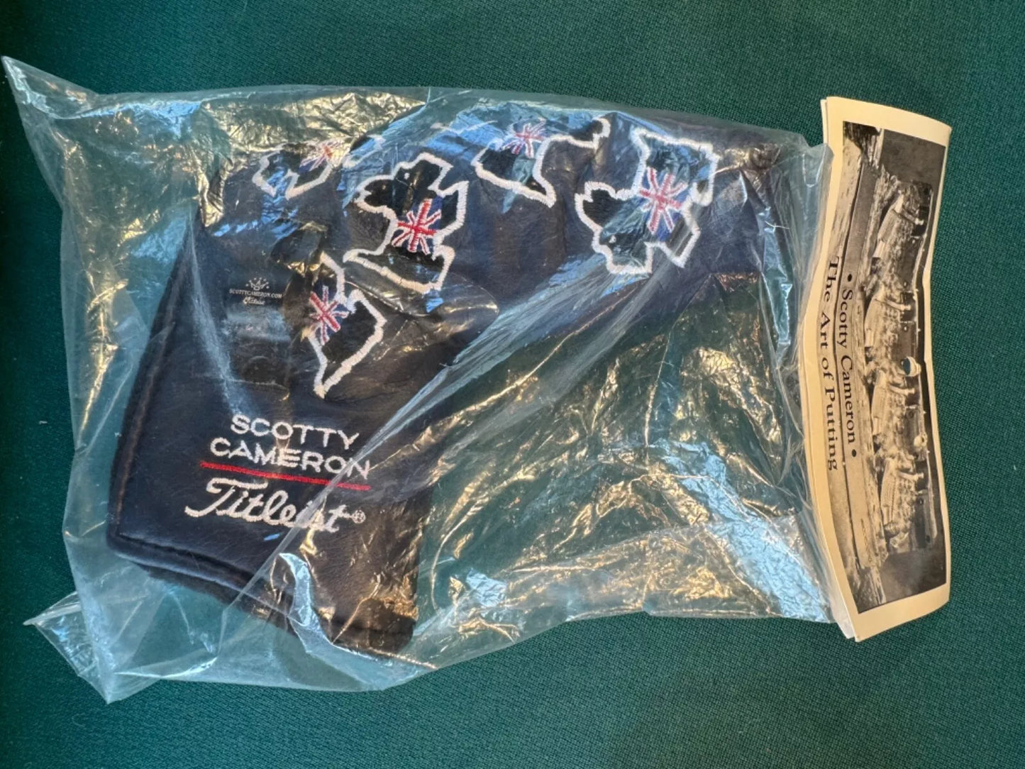 New in Bag Rare Scotty Cameron 2004 British Open Scotty Dog Head cover