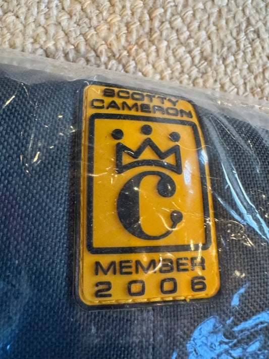 New in plastic Scotty Cameron 2006 Club Member Back Pack
