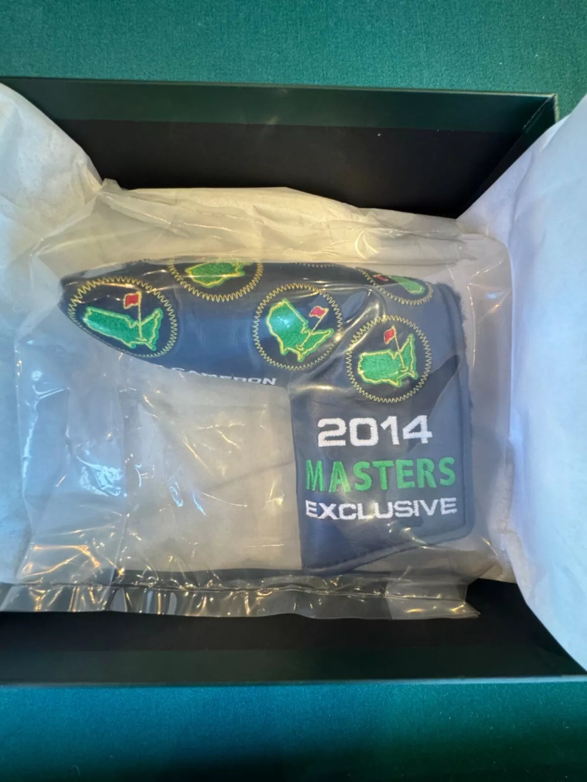 New in Box Scotty Cameron Headcover 2014 Masters Exclusive unused