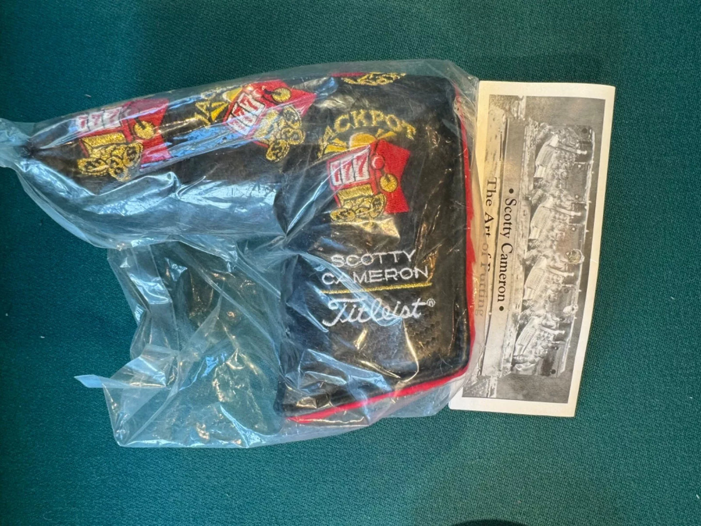 New in Bag Rare Scotty Cameron Vegas Jackpot Head cover
