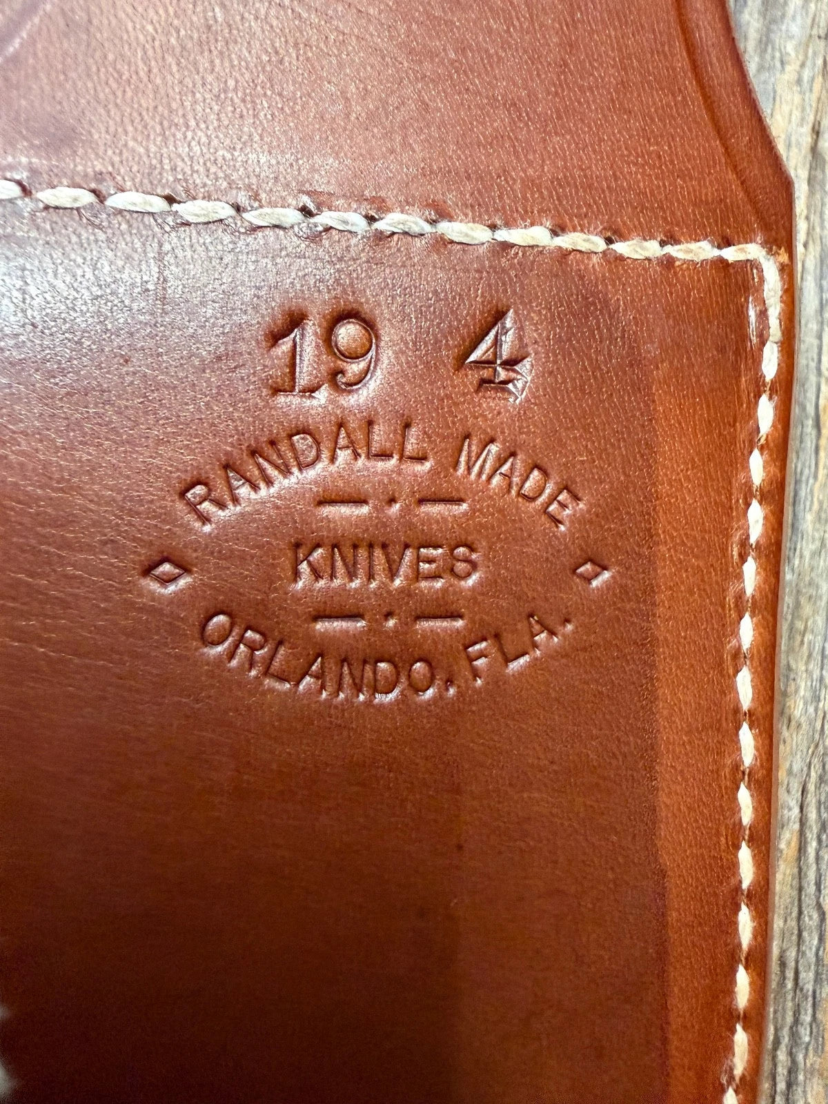Randall Leather Knife Sheath Model 19-4 with Sharpening stone Randall Snap
