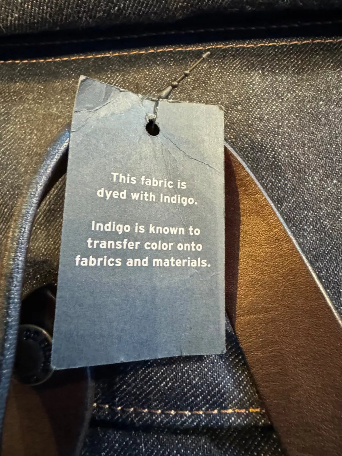 NWT Filson Raw Indigo Blue Jean Medium Duffle Made In USA 20248759