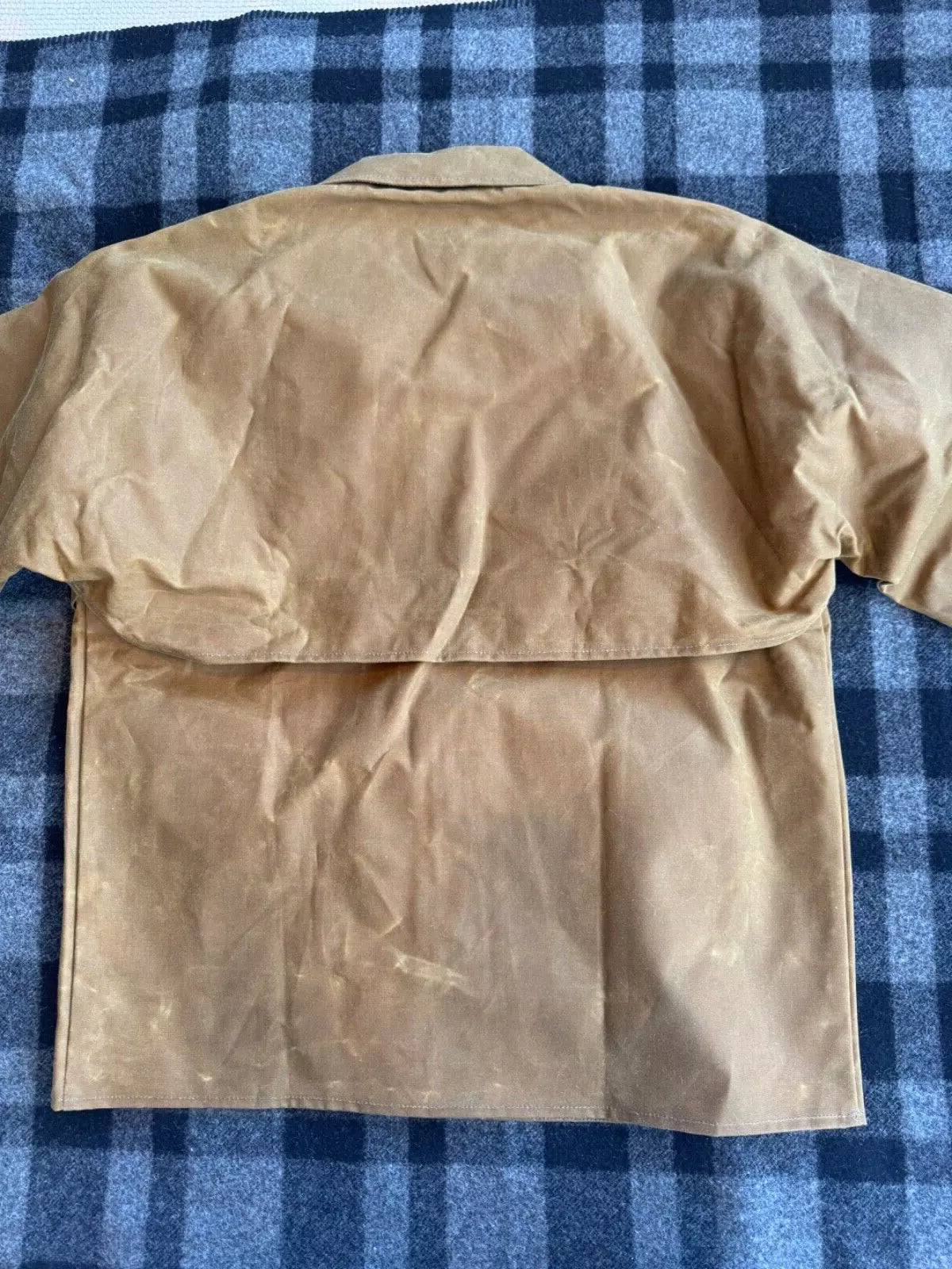 Filson Double Logger L Coat 11010009 MADE IN USA Dark Tan Khaki Waxed Brand New