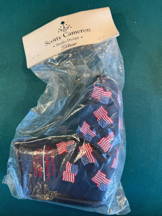 New in Bag very Rare Scotty Cameron Dancing Mini Flags Head cover with tool