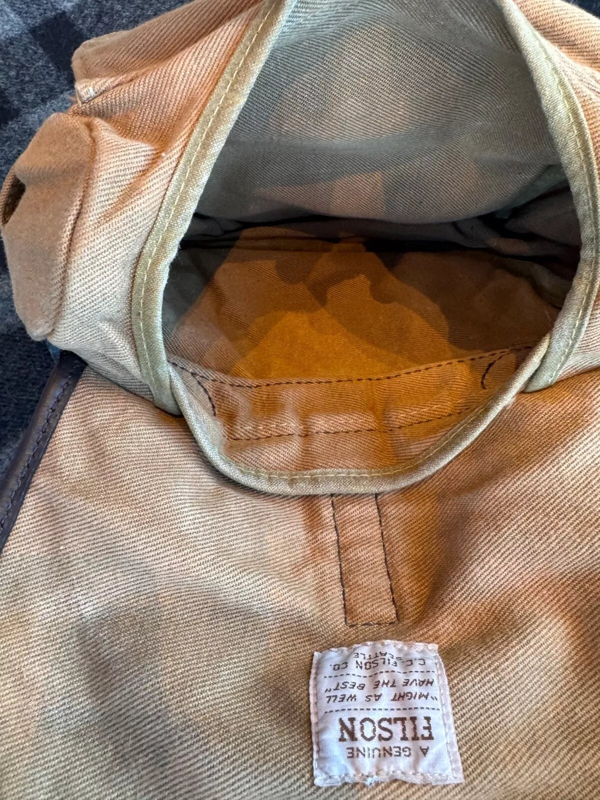 Vintage | Filson Small Rugged Twill Field Bag | Tan | USA | May 2007 | #70230