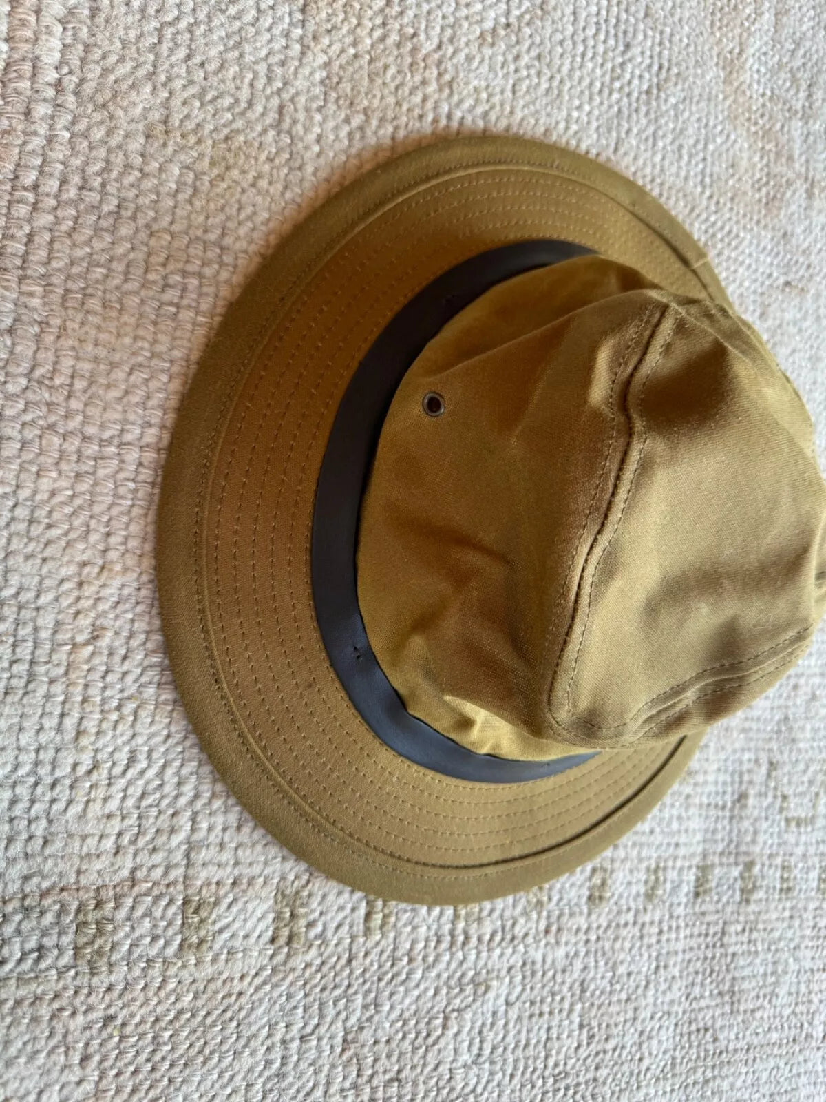 NWT Rare Filson Tin Packer Hat: S Small: Tan Made in USA
