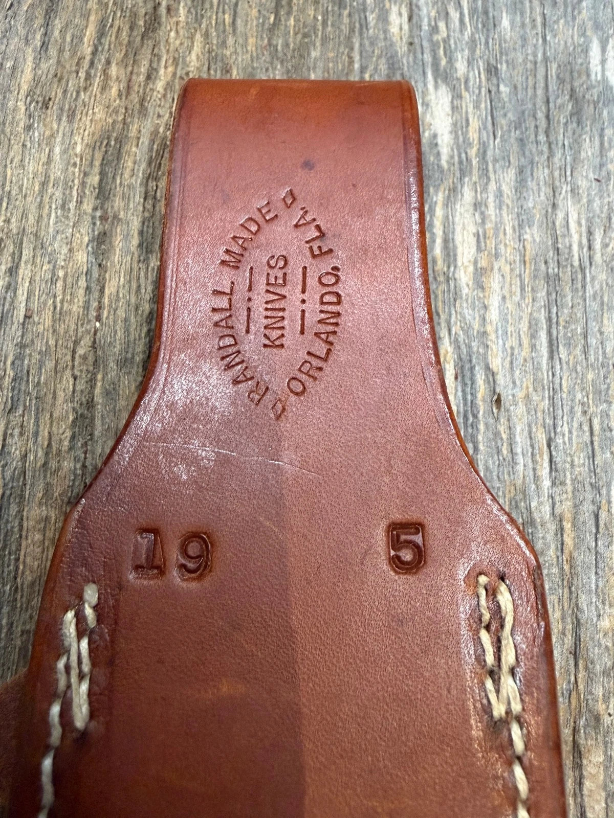 Randall Leather Knife Sheath Model 19-5 Pre 90’s Johnson era tuff find