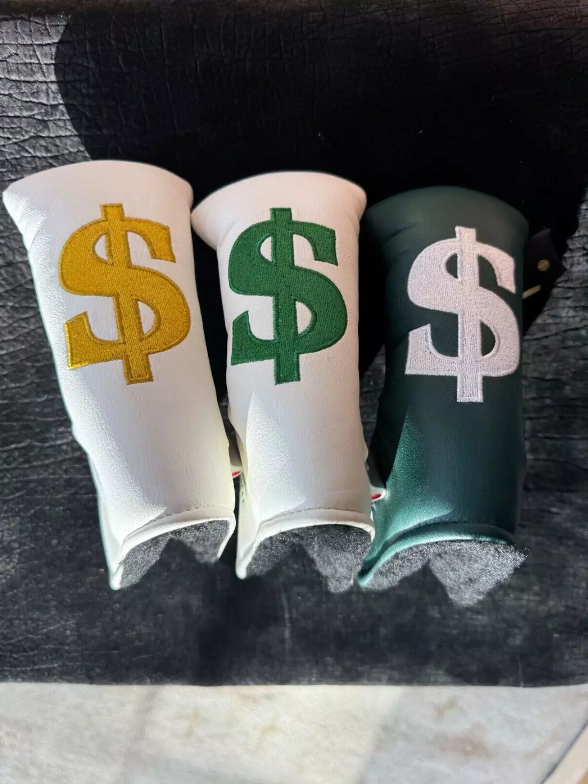 New very Rare Scotty Cameron Special Event Dollar $ Headcover lot of all three