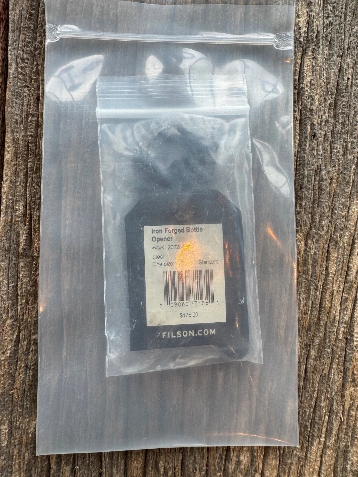 NWT Filson Hand Forged Iron Bottle Opener Made in Texas New and Unused