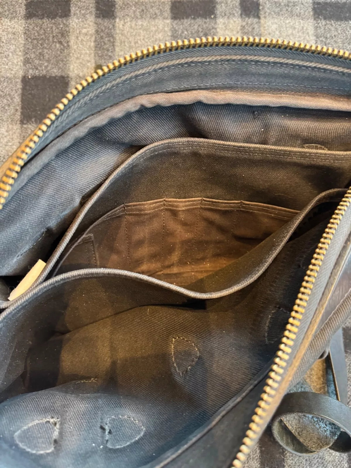 FILSON Rugged Twill Original Briefcase #256 Black # 11070256 USA Tag 04/18