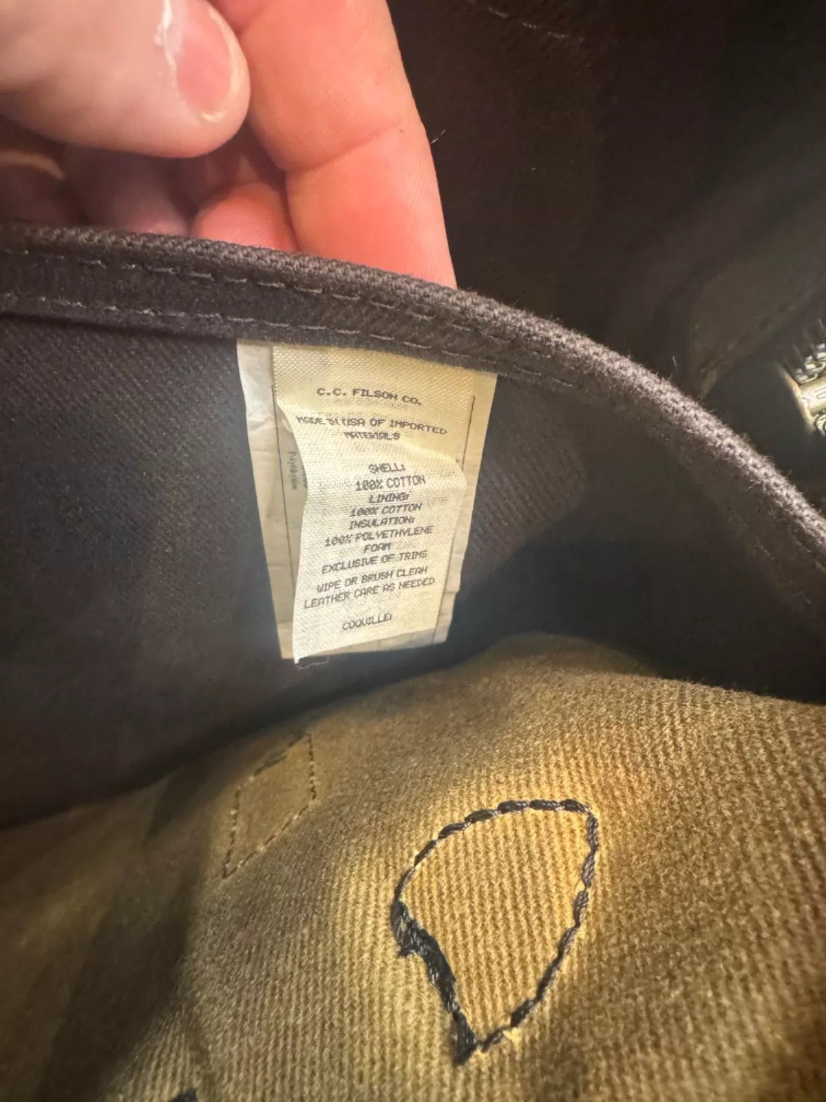 Rare Filson Dark Wax Shrub Briefcase NWT Made in USA - 20226928