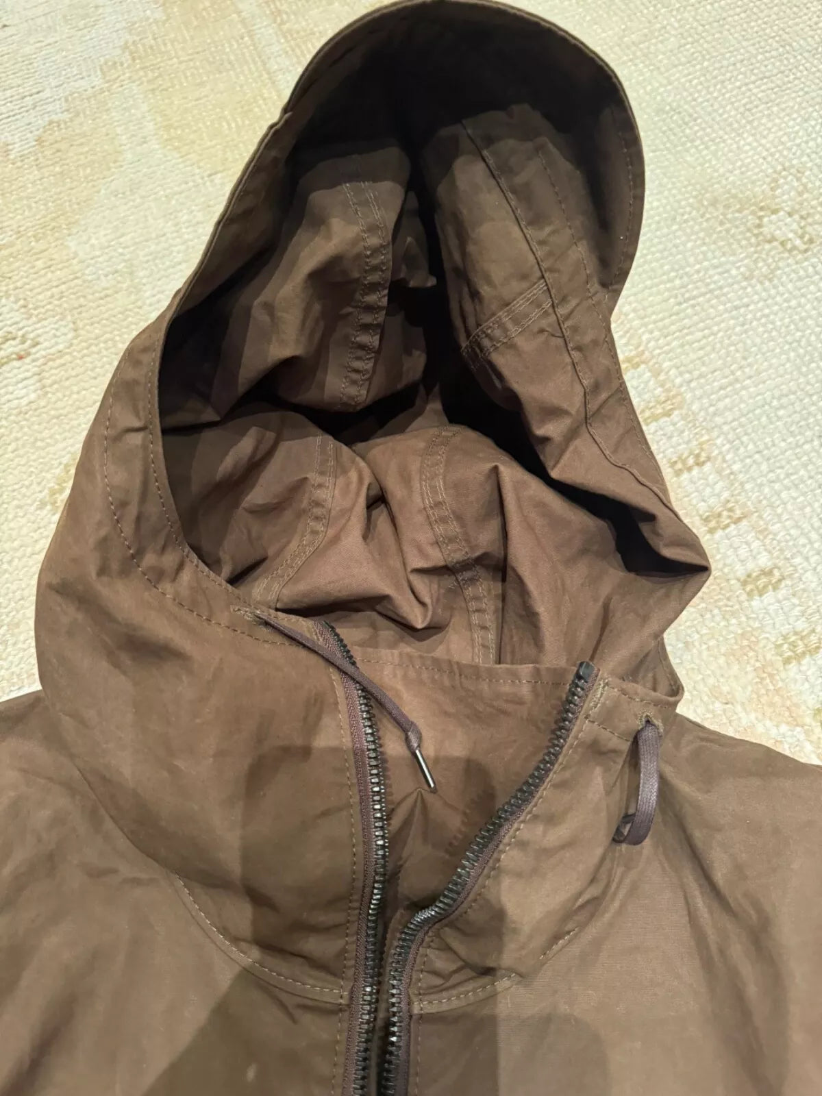 Filson Ranger Anorak 20248770 New Olive Drab Waxed Dark Pullover Size X Small