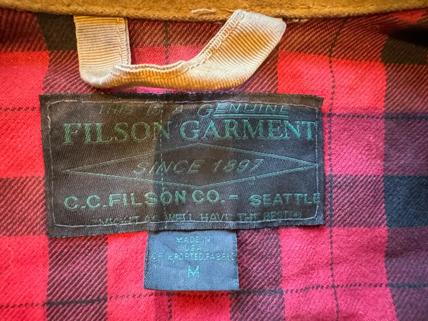 Filson-Vintage- Westlake- jacket-Medium -Shelter-Tin-Cloth