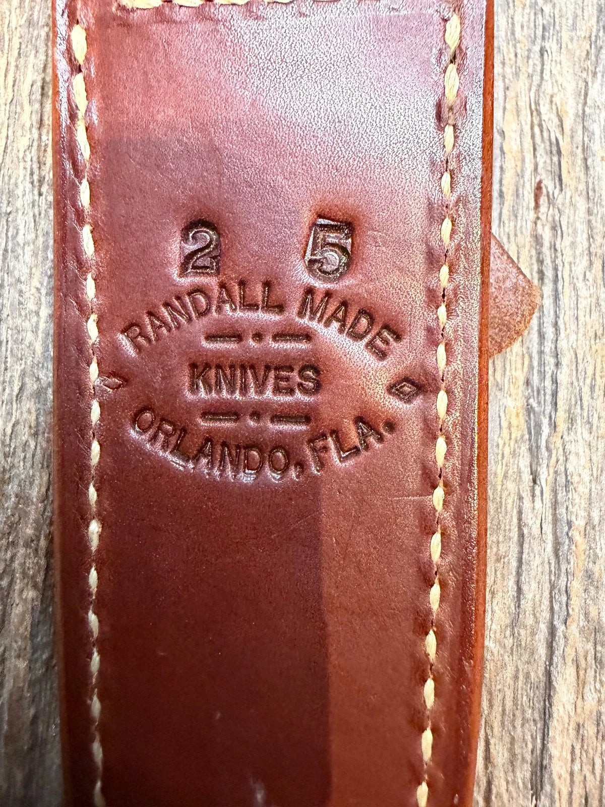 Randall Leather Knife Sheath Model 2-5 with Randall Snap tuff find