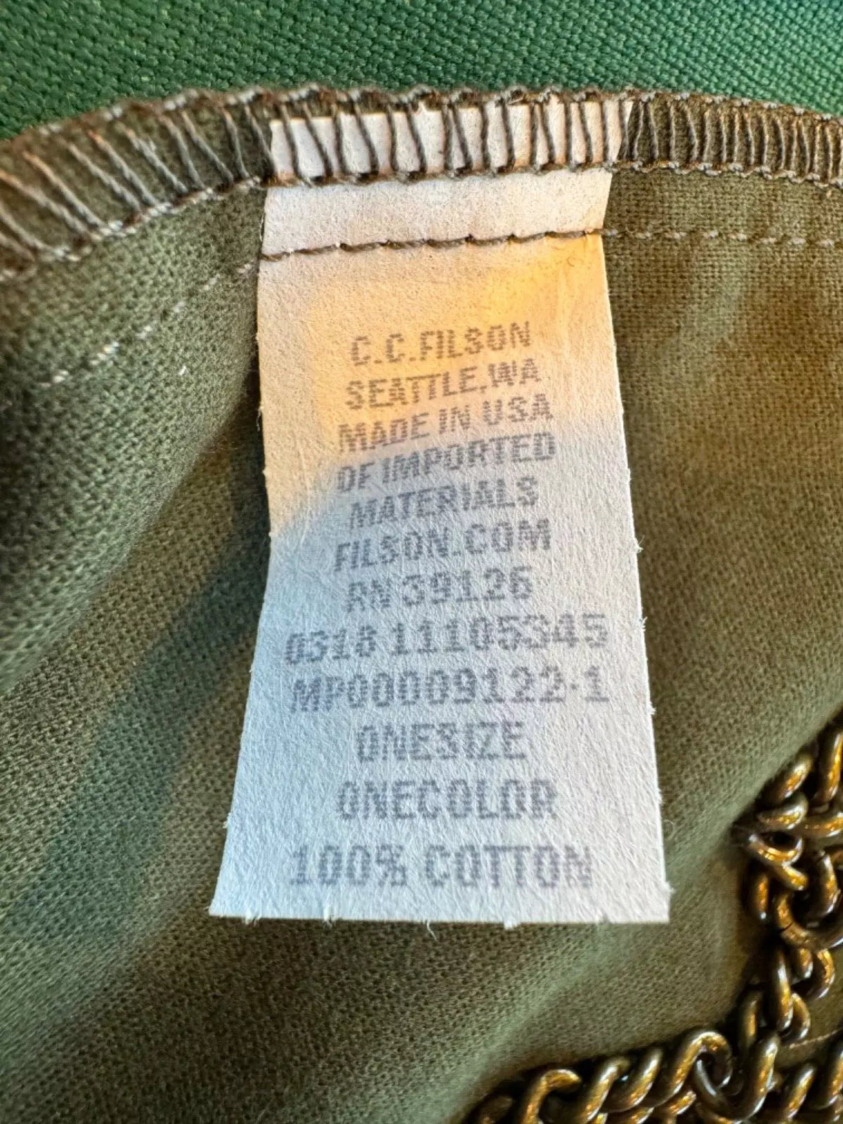 FILSON SMALL WORKSHOP WEATHERPROOF LEATHER CHAIN WALLET New in Box 11105345
