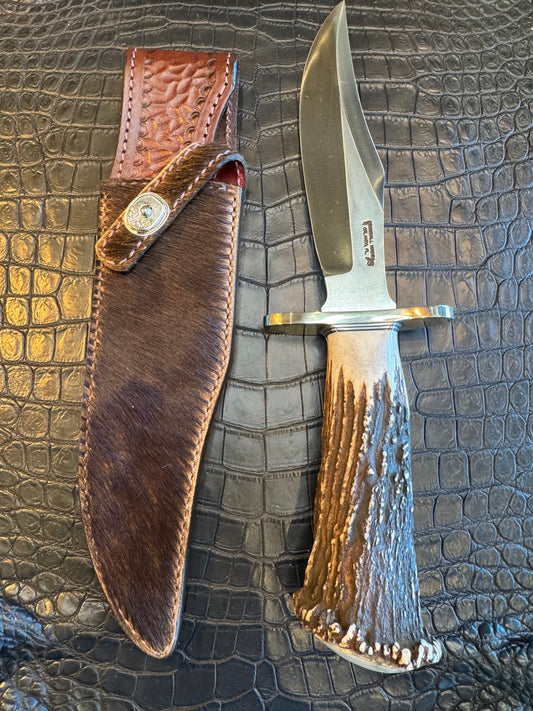 Randall Model 12-8 “Big Bear” Sheath in Exotic African Sable by Treeman. Limited Edition #8 of 9 only (Sheath only)