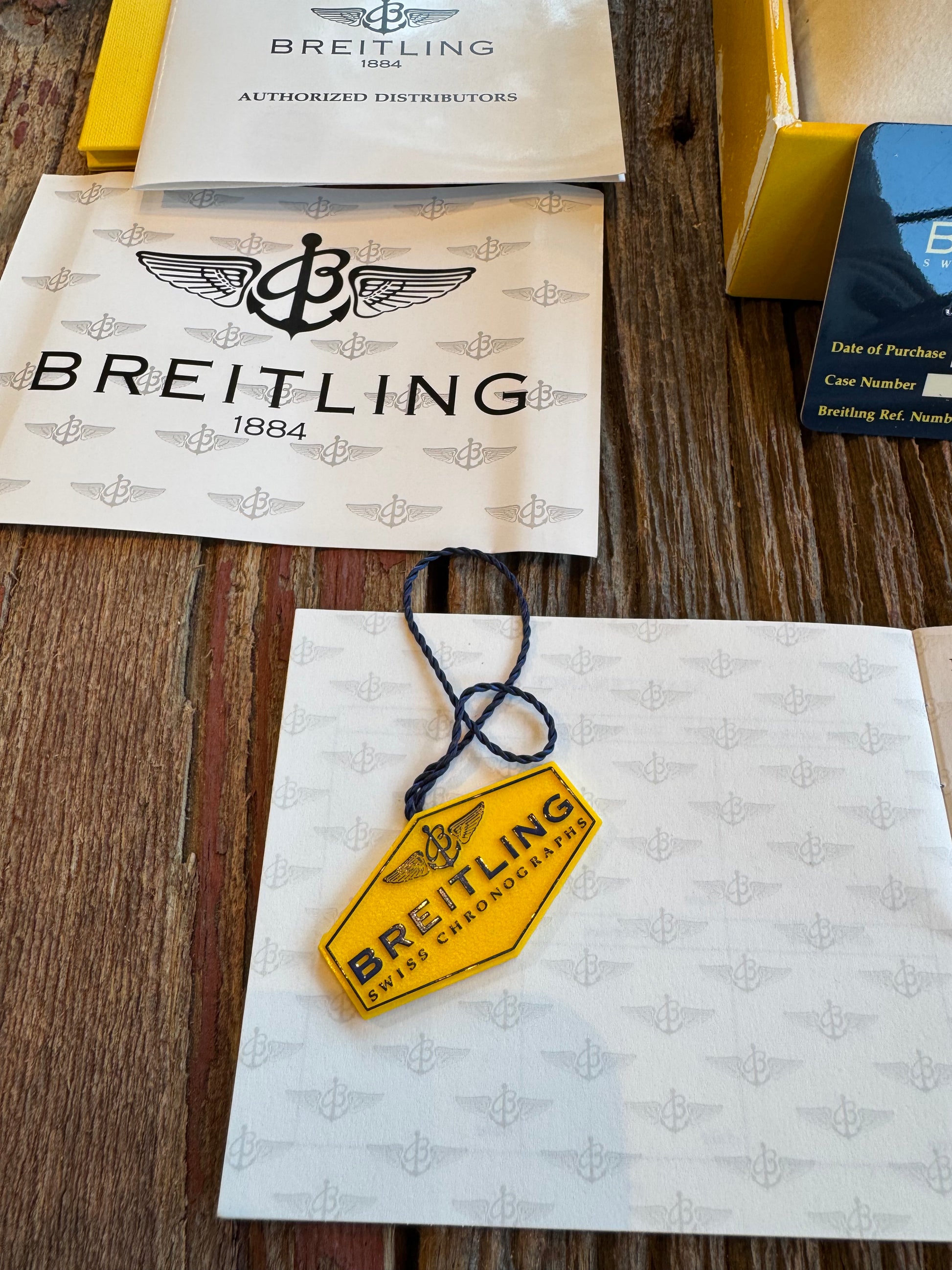 1999 Breitling Colt Chronograph. Black Dial with Breitling rubber divers strap. Ref A53035Box and papers included.