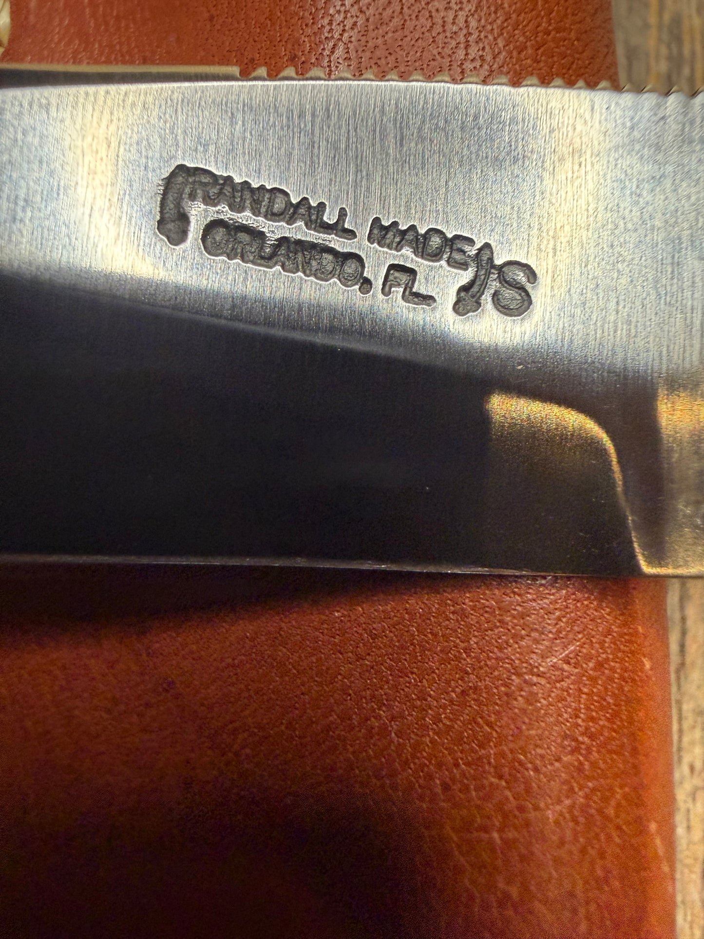 Randall Knife Model 10-3 Fisherman Rosewood Stainless Steel