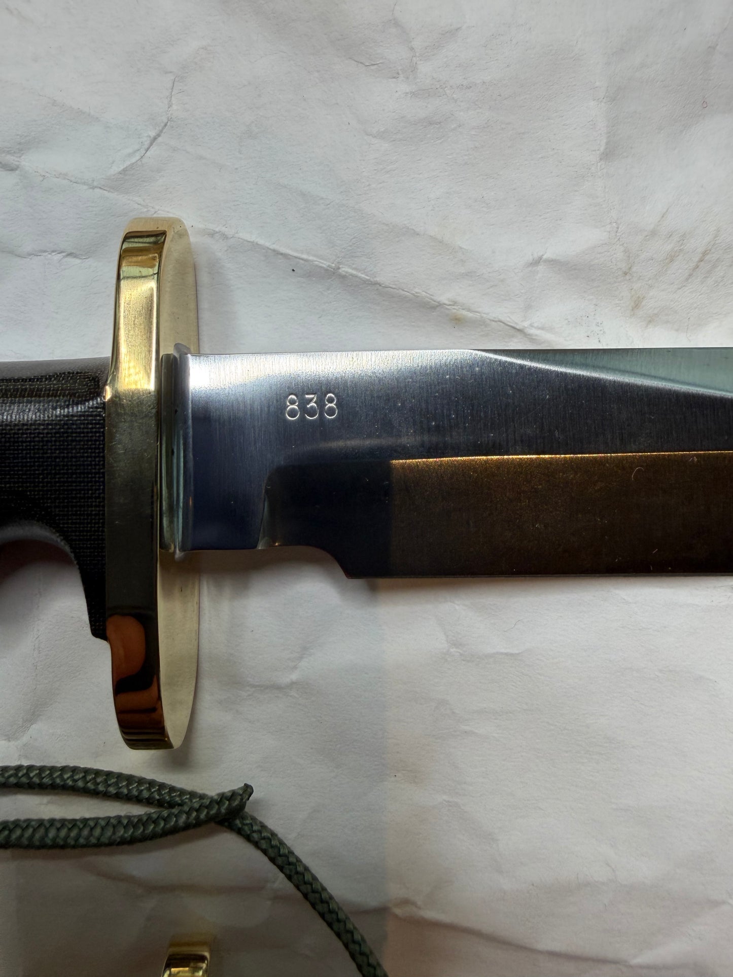 New in Paper a Pair of Sequentially numbered Randall Made Knife Mini Model 14’s Attack Knife Black Micarta SN # 838 and # 839