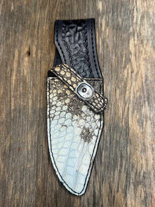 Randall Model 19-5 Exotic Natural Crocodile Sheath from Treeman.